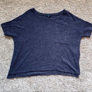 Purple American Eagle Front Pocket Top